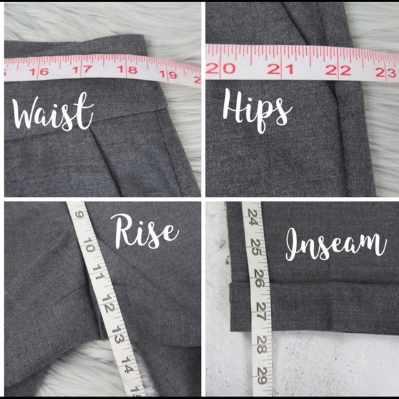 Eileen Fisher Gray Slim Cut Cropped Wool Pants Women’s Plus Size 16 - Picture 4 of 7